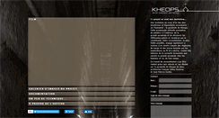 Desktop Screenshot of kheops-project.com