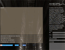 Tablet Screenshot of kheops-project.com